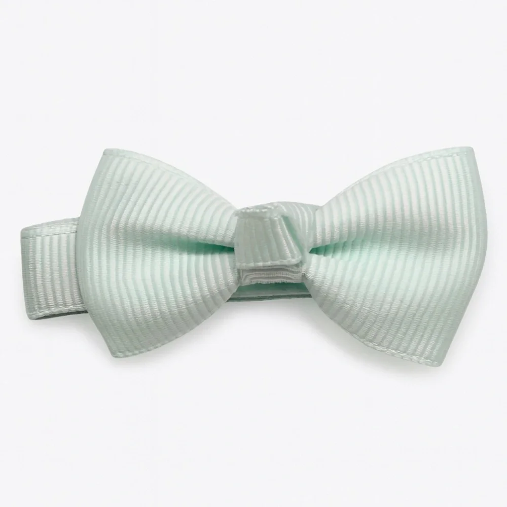 Light Seafoam Grosgrain Hair Bow